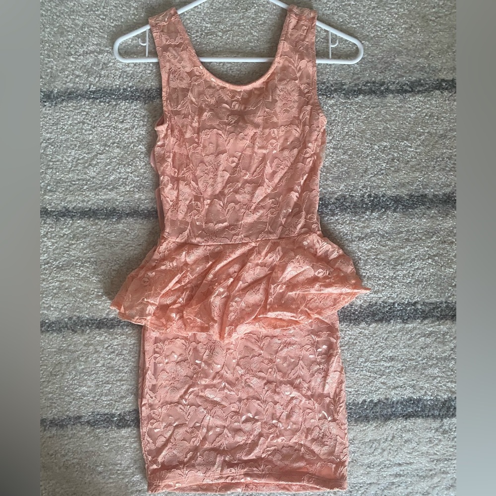 Peplum dress, worn once